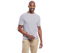 Armor Lux Men's Doelan T-Shirt, Multicolour (Blanc/Navire 400), Large (Size: 4)