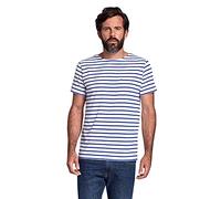 Armor Lux Men's Hoedic T-Shirt, Multicolour (Blanc/Etoile Dw5), X-Large