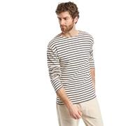 Armor Lux Men's Loctudy T-Shirt, Multicolour (Nature/Navire 395), XX-Small (Size: 0)