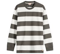 Armor-Lux Men's Long Sleeve Wide Stripe T-Shirt Chimera/Milk