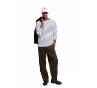 Armor Lux Men's Long-Sleeved Shirt 1525, White/Ship, XS