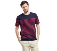 Armor Lux Men's Marinière tel Héritage Homme T-Shirt, Blue (455 Navire/Braise 455), Small