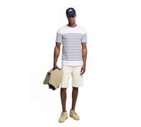 Armor Lux Men's Marinière etel Héritage Homme T-Shirt Not Applicable, White (400 Blanc/Navire 400), Small
