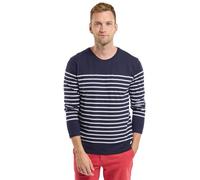Armor Lux Men's Marinière Port-Louis Héritage Homme Long Sleeve Top Not Applicable, Multicolour (600 Navire/Blanc 600), Small