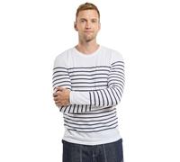Armor Lux Men's Marinière Port-Louis Héritage Homme Long Sleeve Top, White (400 Blanc/Navire 400), XX-Large (Size: 2XL)