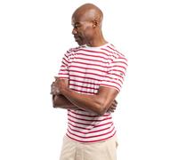 Armor Lux Men's Morgat T-Shirt Not Applicable, Multicolour (Blanc/Braise 320), X-Large