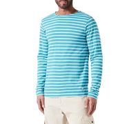 Armor Lux Men's Plozévet Heritage Sailor Sweater, Pagoda/Milk, L