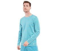 Armor Lux Men's Plozevet Sweater, Pagoda/Milk, M