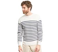 Armor Lux Men's Pull Marin groix Homme Jumper Not Applicable, White (6rl Milk/Navire 6rl), Large