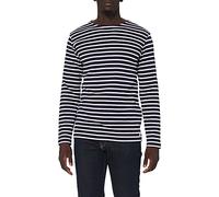 Armor Lux Men's Houat Sweater, Navy/White, Medium