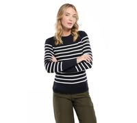 Armor Lux Women's 77280 Jumper, Multicolour (Rich Navy/Milk 3jc), XX-Small (Size: 0)