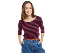 Armor Lux Women's Cap Coz T-Shirt Not Applicable, Multicolour (Rich Navy/Braise Ii9), Medium (Manufacturer Size: 2)