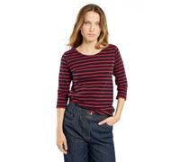 Armor Lux Women's Cap Coz T-Shirt Not Applicable, Multicolour (Rich Navy/Braise Ii9), Small (Manufacturer Size: 1)