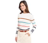 Armor Lux Women's Deauville Sweater, NAT/Seal/Mut/Ash/Cara, S