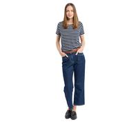 Armor Lux Women's Hoedic T-Shirt Not Applicable, Multicolour (Rich Navy/Blanc Bi8), X-Large (Manufacturer Size: 4)
