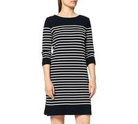 Armor Lux Women's ILE-tudy Dress, Multicolour (Rich Navy/Nature Bi5), Large (Size: 3)