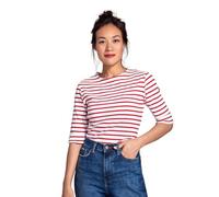 Armor Lux Women's Marinière Cancale T-Shirt, White (Blanc/Braise 320), 3