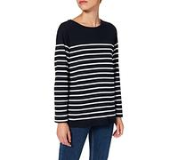 Armor Lux Women's Marinière Port-Louis Héritage Femme Jumper, Multicolour (Bi8 Rich Navy/Blanc Bi8), 14 (Size: 3)