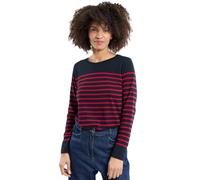 Armor Lux Women's Marinière Port-Louis Héritage Femme Jumper Not Applicable, Multicolour (Ii9 Rich Navy/Braise Ii9), 12 (Manufacturer Size: 2)
