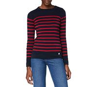Armor Lux Women's Pull Marin Groix HÃritage Femme Jumper, Multicolour (Ii9 Rich Navy/Braise Ii9), 12 (Size: 2)