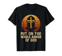 Armor of God Christian Warrior Ephesians 6:11 Retro T-Shirt