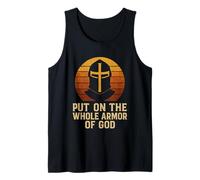 Armor of God Christian Warrior Ephesians 6:11 Retro Tank Top