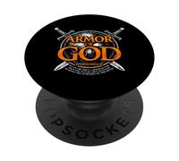 Armor Of God Ephesians 6:11 Christian Worship Faith Religion PopSockets Adhesive PopGrip