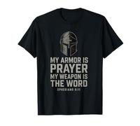 Armor of God. Spiritual warfare Christian. Ephesians 6:11 T-Shirt