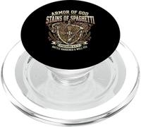 Armor Of God Stains Of Spaghetti Christian Parenting PopSockets PopGrip for MagSafe