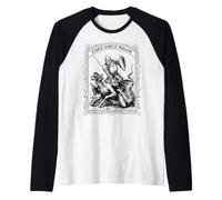 Armor of God Templar Knight Fides Vincit Malum Raglan Baseball Tee