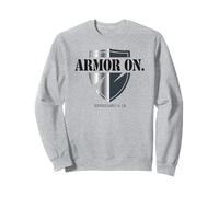 Armor On Christian Ephesians 6:10 Faith Shield Design Sweatshirt