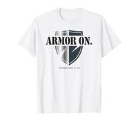 Armor On Christian Ephesians 6:10 Faith Shield Design T-Shirt