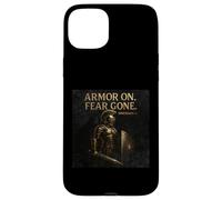 Armor On. Fear Gone - Ephesians 6 Inspirational Armor Design Case for iPhone 15 Plus