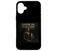 Armor On. Fear Gone - Ephesians 6 Inspirational Armor Design Case for iPhone 16 Plus