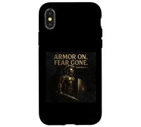 Armor On. Fear Gone - Ephesians 6 Inspirational Armor Design Case for iPhone X/XS