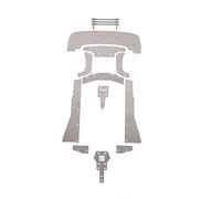 Armor Protection Skid Plate Front Bumper Aluminum Alloy for RC Car Upgrade
