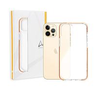 ARMOR Signature Case for iPhone 12 Pro Max (Crystal Clear with Orange Tape)