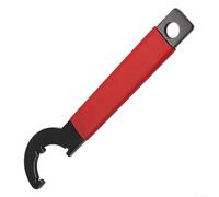 Armor Survival Nut Wrench for 100-110mm Round Nuts, Forged Carbon Steel Pipe Wrench with Non-Slip Rubber Handle, 186mm (7.32") Tool for Water M