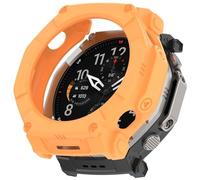 Armor TPU Protective Case for Amazfit T-Rex Ultra 2, Half Cover, Lightweight, Shockproof, Perfect Fit with Access to All Buttons and Ports (Orange)