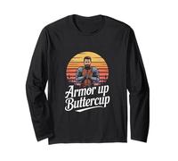 Armor Up Buttercup Knight Sunset Long Sleeve T-Shirt