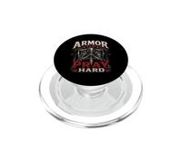 Armor Up Pray Hard Christian Warrior Knight Faith PopSockets PopGrip for MagSafe