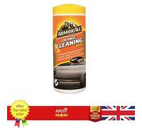 Armor All, 30 Matt Orange Cleaning Wipes,Uses Orange Oil to Cut through Dirt and Grease, Suitable for Plastic and Vinyl, Ideal For Car Detailing, Made in the UK