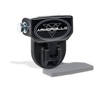 Armordillo FD Series 5" Foldable Rear Hitch Step|Compatible for Class 4 Trailer Hitch 2" Receiver|Hitch Step Bar|Folding Fold-Up Rear Step|8724552|Matte Black|Steel|Universal