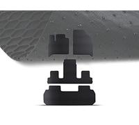 Armordillo Honeycomb Hex All Weather Rubber Car Floor Mats 4 Pieces|Compatible with 2018-2024 Buick Enclave Bucket Seats|8739488|Black