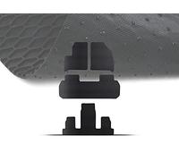 Armordillo Honeycomb Hex All Weather Rubber Car Floor Mats 4 Pieces|Compatible with 2018-2024 Chevy Traverse Bucket Seats|8739815|Black