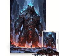 Armored Bear Titan 1000 Pieces Puzzles for Teenagers DownTime Game Smooth Connection Real Challenge Santa Surprise (50x75cm)