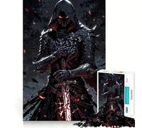 Armored Crimson Reaper 1000 Piece Puzzle For Teenagers Brain Think Clear Hue Real Challenge Home Display (50x75cm)