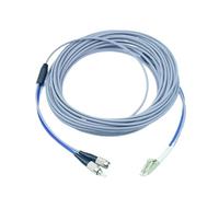 Armored Fiber Patch Cord 2C OM1 2 Core 1m2 m3-m5m10m15m20m30M SC LC FC ST UPC A Multimode 2 Fibers Outdoor Optical Fiber Jumper (30m 1pc SC-SC OM1)