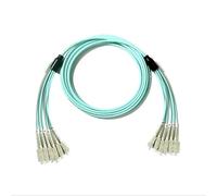 Armored Fiber Patchcord 1-50M 6 Core OM3 MM 6C SC LC FC ST A Multimode 6 Fiber Optical Jumper Cable FTth 20M 30M40M (15M 1Pcs LC-LC)
