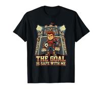 Armored Goalie Protecting the Scoring Zone T-Shirt